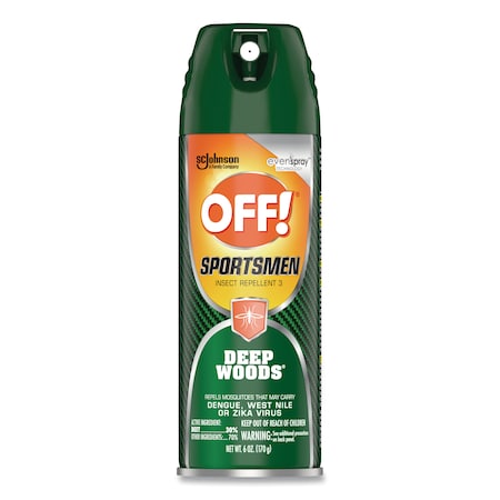Deep Woods Sportsmen Insect Repellent, 6 Oz Aerosol Spray, 12PK